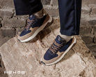 Booster Mix | Donkerblauwe sneakers REHAB Footwear