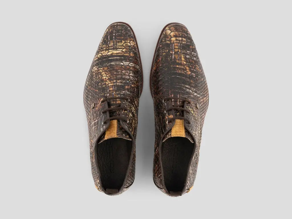 Greg Wood | Bruine nette schoenen REHAB Footwear