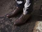 Greg Trees | Zwart-rode nette schoenen REHAB Footwear