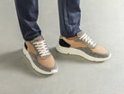 Hedley Mix | Grijs-beige sneaker REHAB Footwear