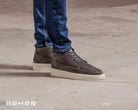 Orion Nub | Donkergrijze sneakers REHAB Footwear