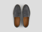 Raffaello | Donkergrijze loafers REHAB Footwear