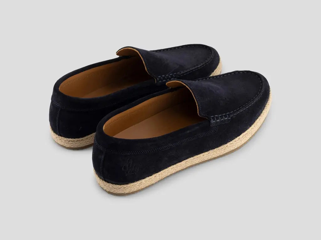 Raffaello | Donkerblauwe loafers REHAB Footwear