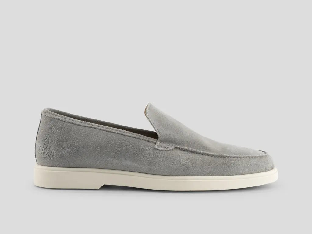 Simon | Lichtgrijze loafers REHAB Footwear